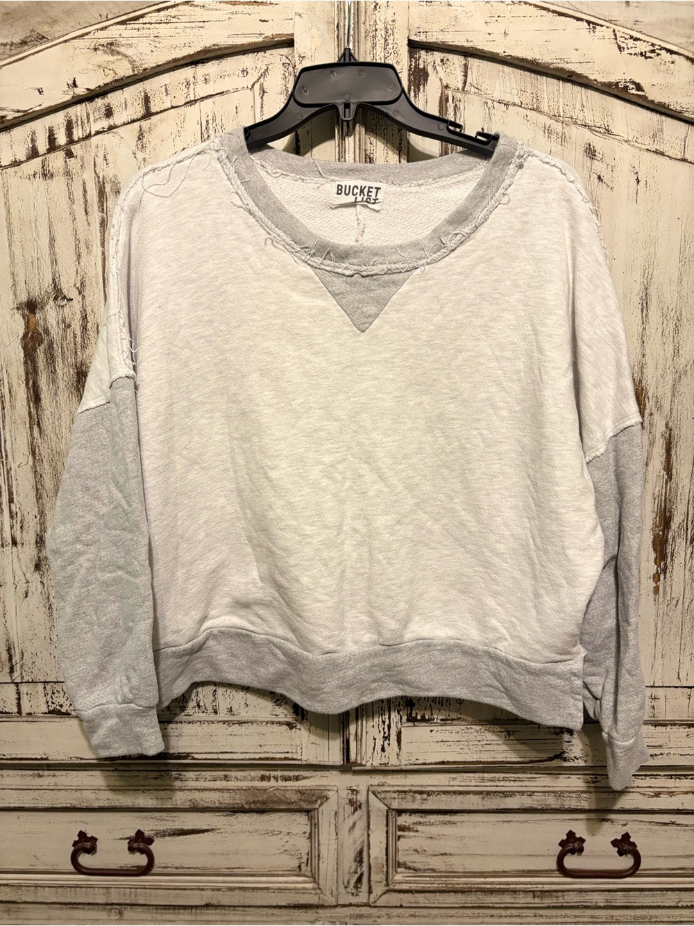 Bucket List Colorblock Sweatshirt